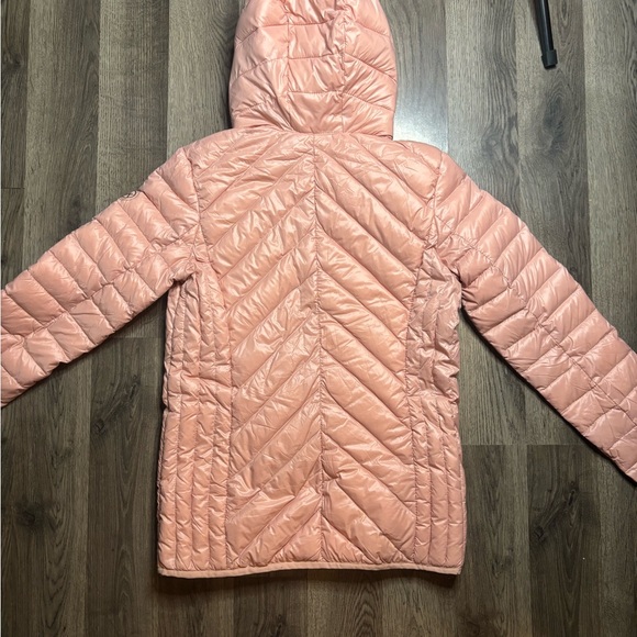 NWOT Michael Kors Blush Quilted Puffer Jacket Down/Feather Packable Filling - Picture 4 of 7